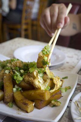 Pan Fried Turnip Cake