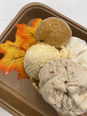 Seasonal flavors ice cream