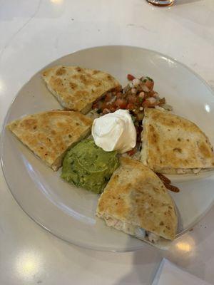 Full chicken quesadilla