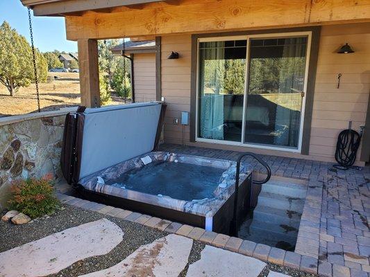 Hot Spring Flair with Salt System in Talking Rock.  Prescott, AZ