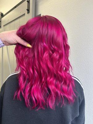 Who ready for Magenta Pink hair? By Brandi