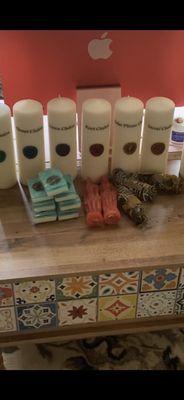 Candles, soaps, smudge sticks and more!