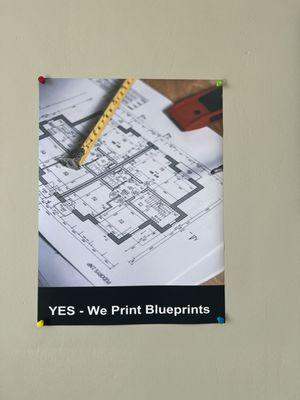 Yes=We Print Blueprintss