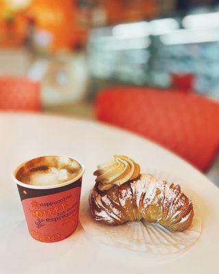 Hazelnut lobster tail & macchiato