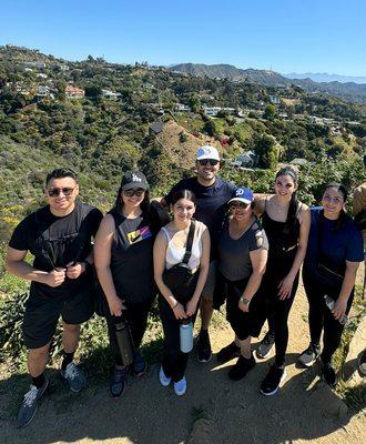 Our amazing Glendale Ortho team hiking