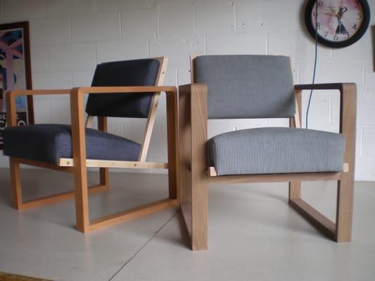 Reproduction of Bauhaus designer Josef Albers chairs