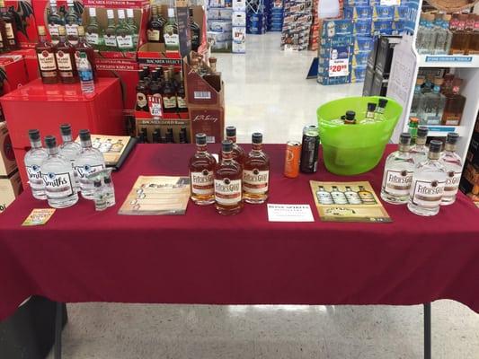 Stop by on Friday or Saturday for tastings! Always a good selection of Texas Liquors! Plus the staff is super helpful!