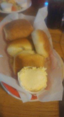 rolls and butter