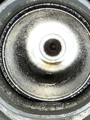 Broken spark plug in chamber