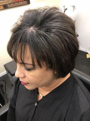 Organic Relaxer on ethnic hair