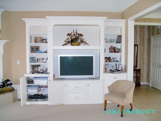 custom entertainment center