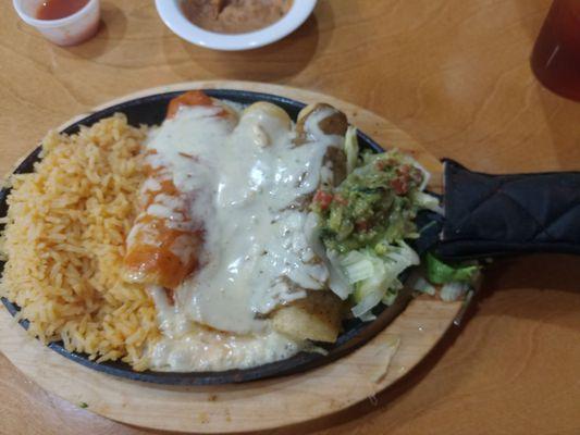 Sizzling enchilada