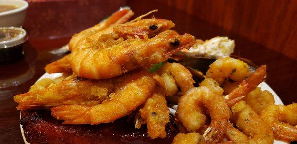 So fresh, you can even "see the crunchy" of these shrimp