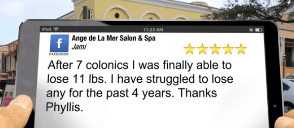 Another 5 Star Review for Ange de La Mer Salon & Spa