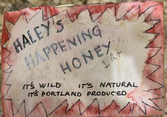 Still working on the quart of Haley's Happening Honey, purchased circa 1999.