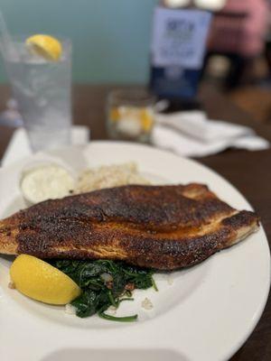 Blackened Rainbow Trout