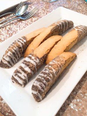 Chocolate Dipped Biscotti