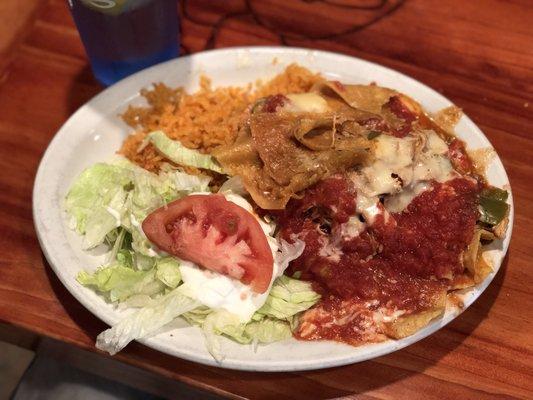 Chilaquiles Mexicanos (lunch)