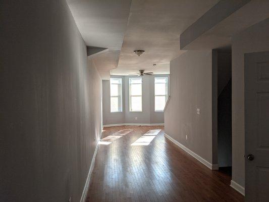 Second floor of a Baltimore City duplex.