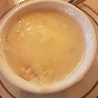 Cream of cauliflower soup was very good