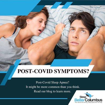 Did you know, sleep apnea has been shown to be a long term effect of covid-19? Let us know if you've noticed fatique since a diagnosis