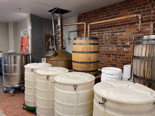 Small operation at 2nd City Distilling Co Augusta, Ga