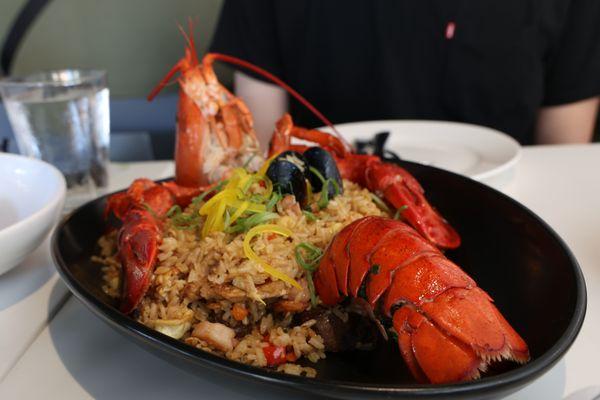 Arroz Chaufa De Mariscos with Lobster