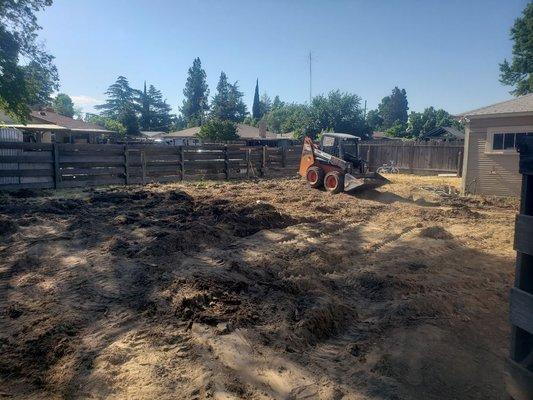 Demo of the backyard