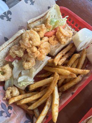 Shrimp po' boy