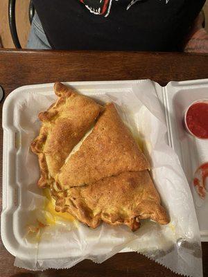 Philly Cheese Steak Calzone