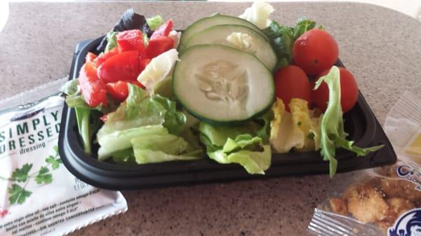 .99 cent value menu garden salad. Nice colors. Not that iceburg lettuce