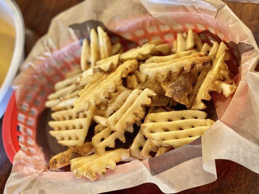 Waffle fries