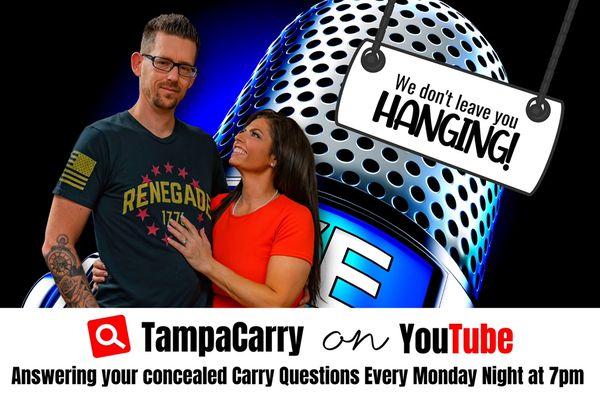 Join us live every Monday as we answer your questions about Florida concealed carry...