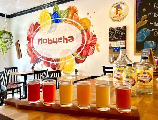 Flobucha also offers flights. 6 glasses of your choice all 4oz for $12.95.