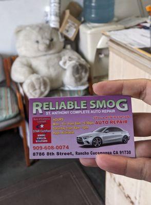 Reliable Smog St Anthony Complete Auto Repair