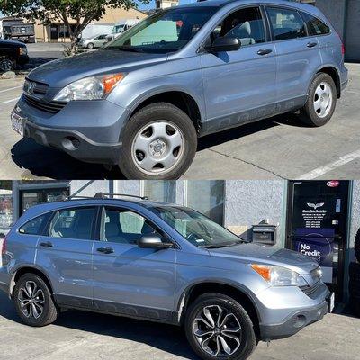 New 2021 Honda CR-V wheels and tires on this crv