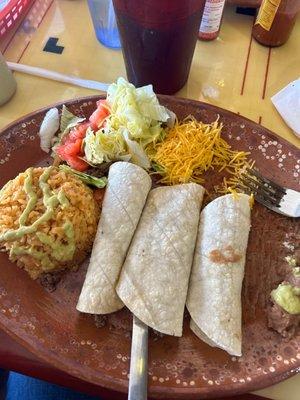 Soft taco plate!!