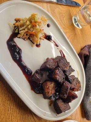 The Source: The Coal Miner- beef brisket burnt ends