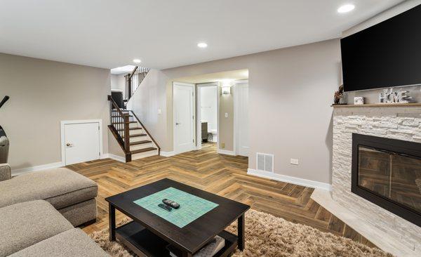 Wood Dale Basement Remodeling