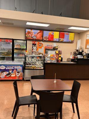 snack/ concession counter