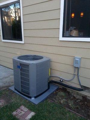 14 seer air cond install in mtn view