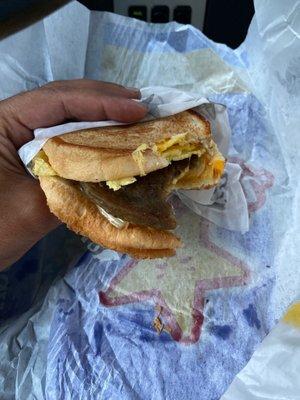 Sausage egg and cheese biscuit???