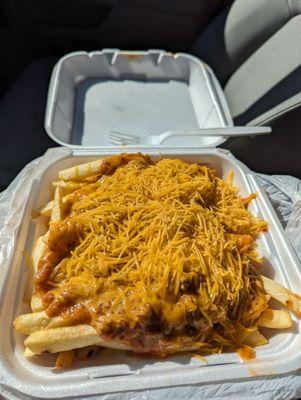 Chilli cheese fries(large)