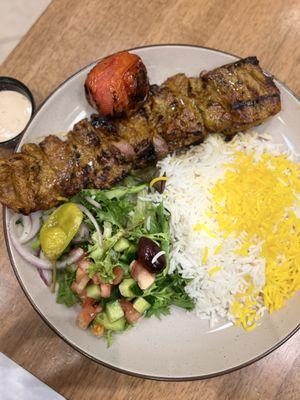 Beef shish kebab