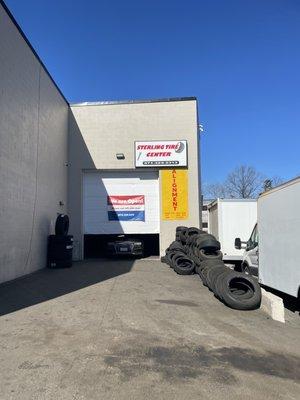 The shop is the very first building on the left when you turn onto Douglas Court. Only access is from the rear of the building.