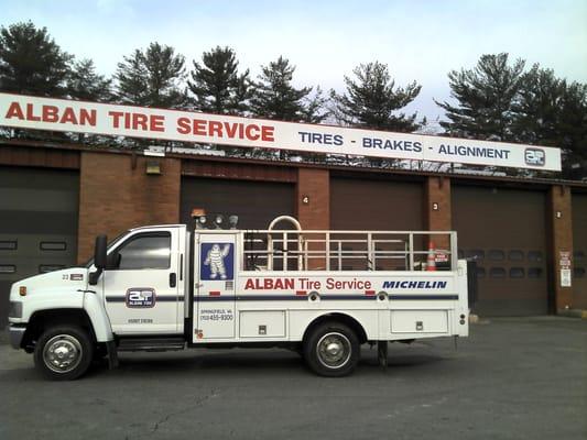 Tire Road Service Truck