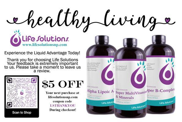 Life solutions liquid vitamins