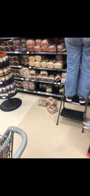 I've seen this a few times...bread on the floor.