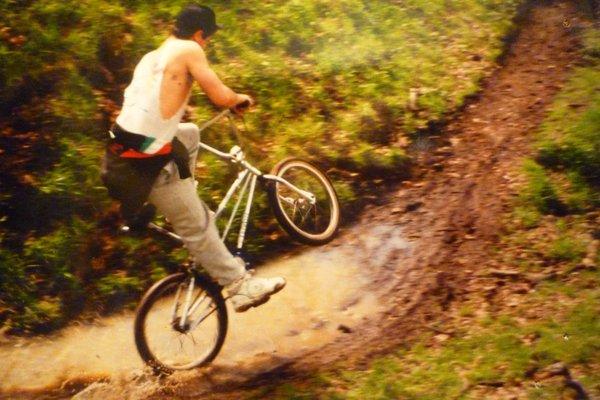 Geno T on one of the first  if not the first ever Thruster Tri-Powers WC CA 1989 SHELL RIDGE