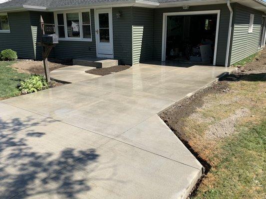 Driveway, walkway, and front step replacement